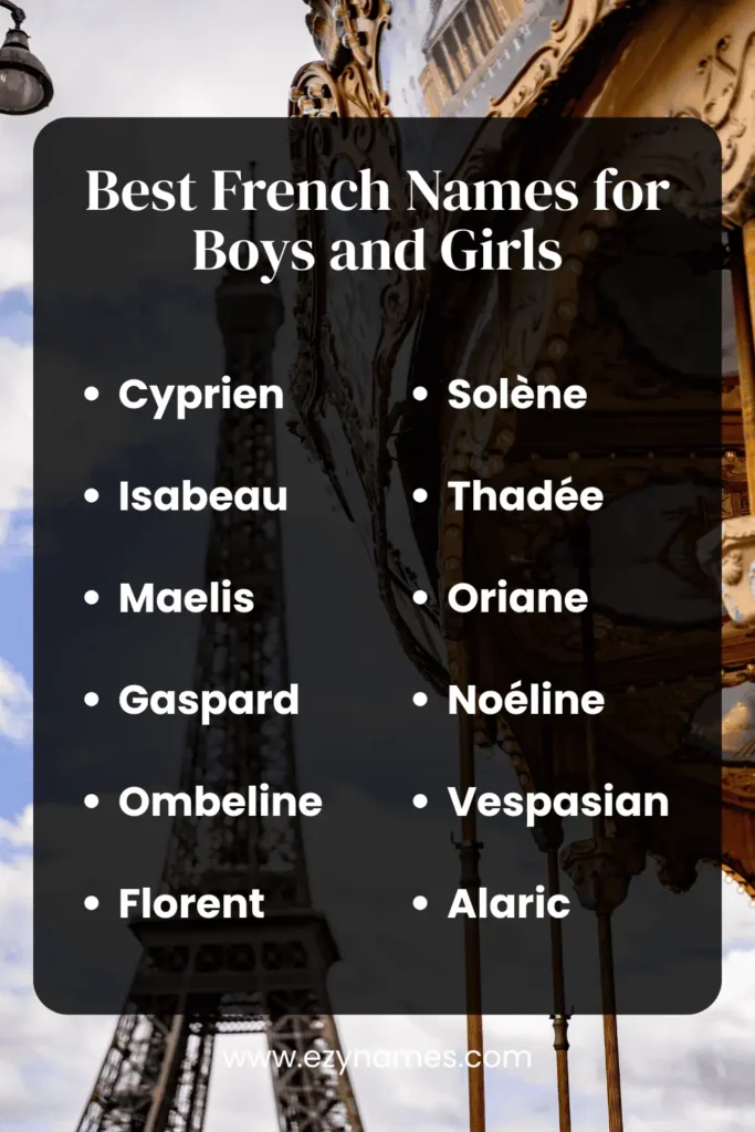 Best French Names for Boys and Girl