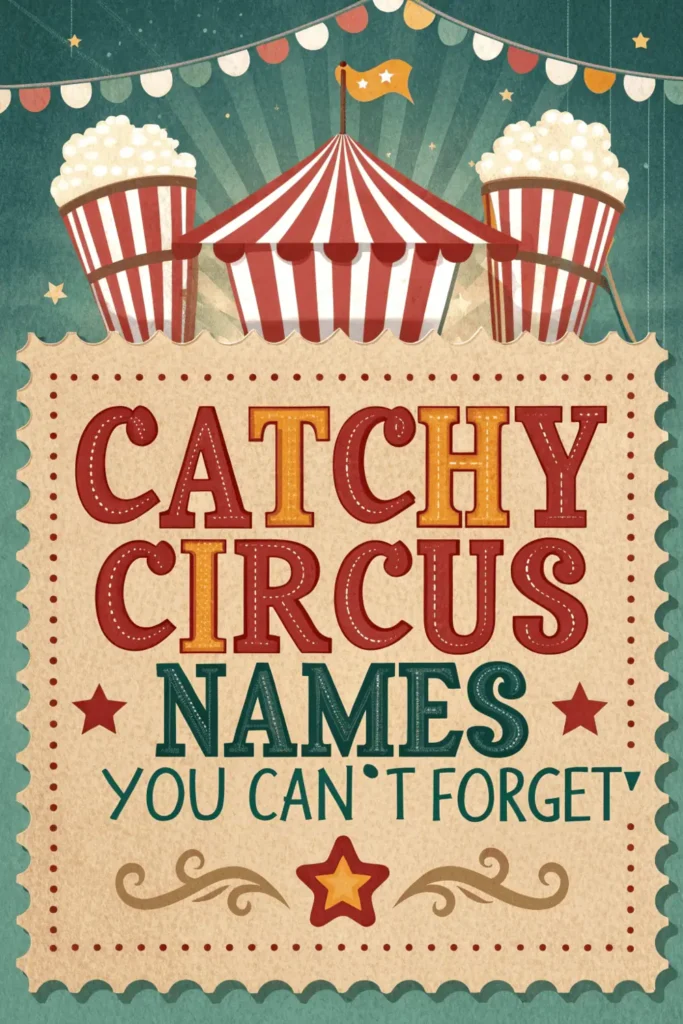 Catchy Circus Names People Love Saying