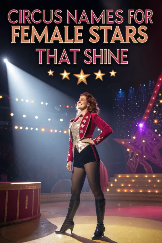 Circus Names for Female Stars
