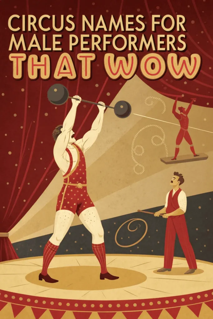 Circus Names for Male Performers