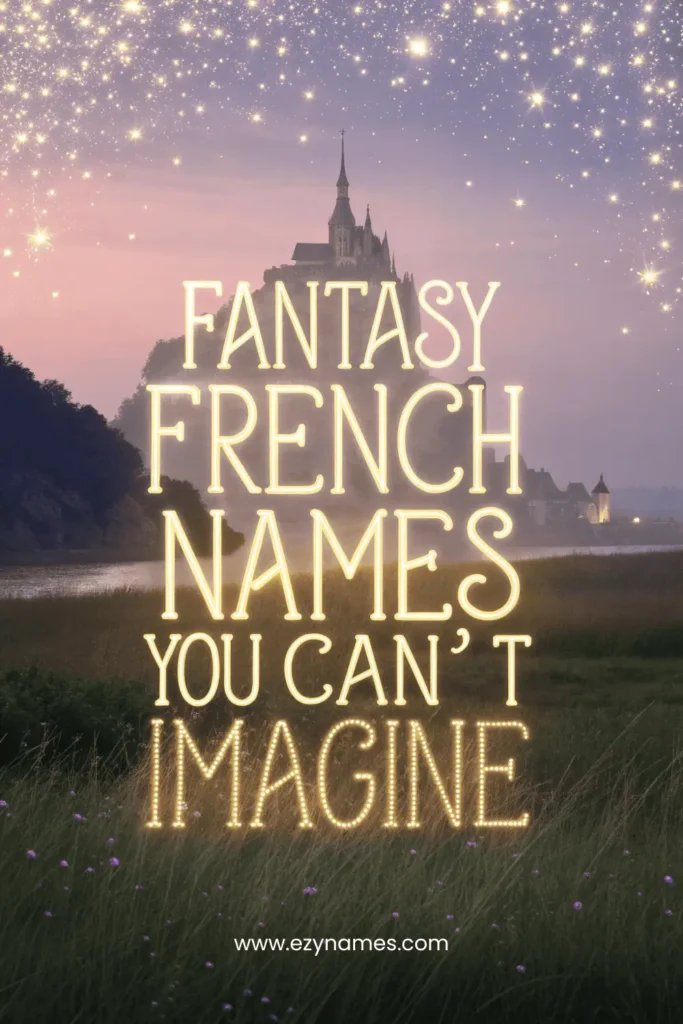 Creative Fantasy French Names List