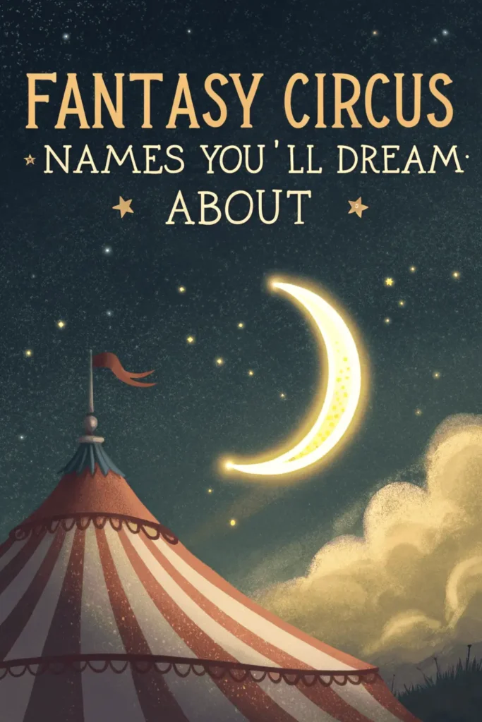 Fantasy Circus Names Full of Wonder