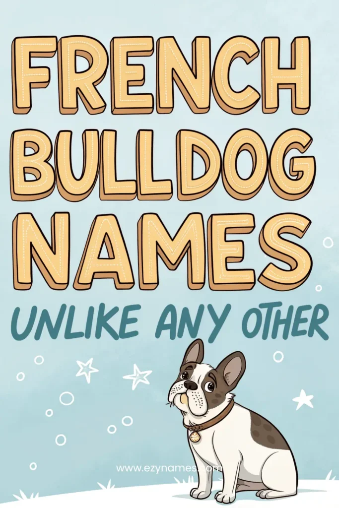 Fun French Bulldog Names for Pets