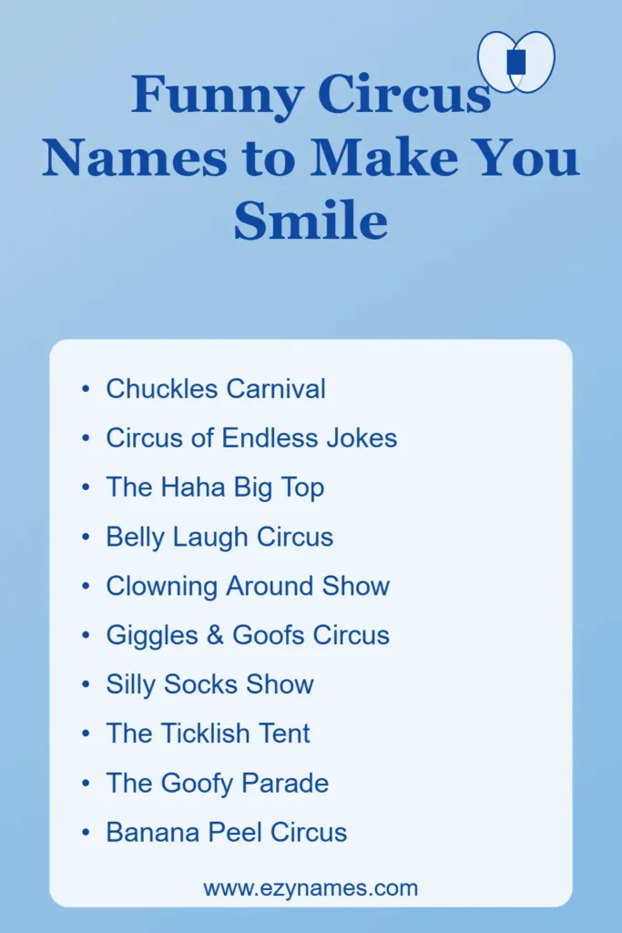 Funny Circus Names to Make You Smile