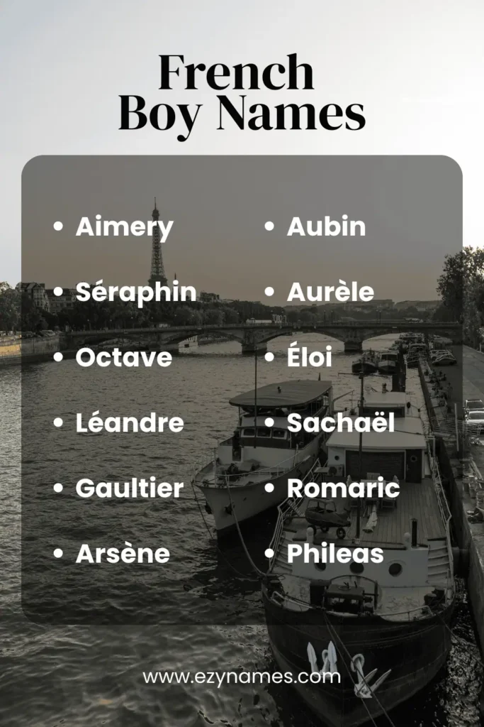 Top French Boy Names With Meaning 1