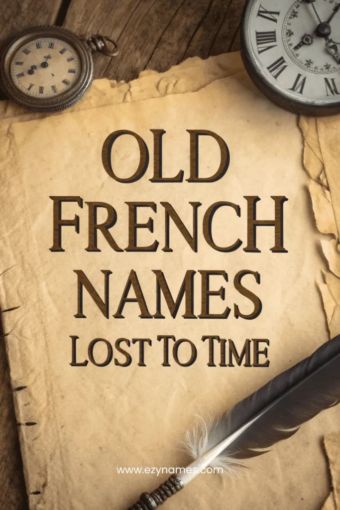 Vintage Old French Names to Explore
