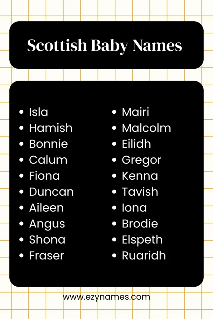 Scottish Baby Names