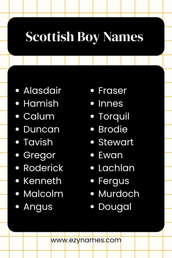 Scottish Boy Names