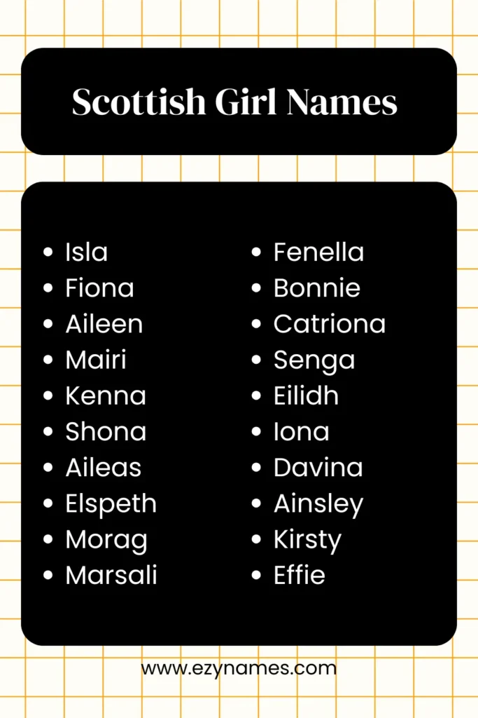 Scottish Girl Names