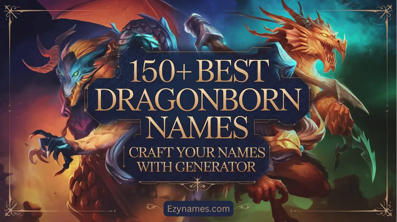 150+ Best Dragonborn Names Craft Your Names With Generator