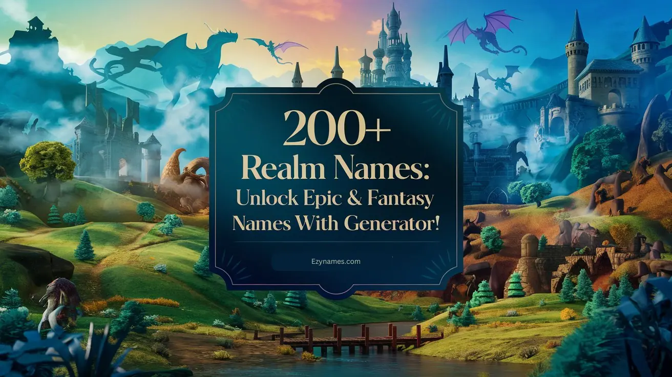 200+ Realm Names Unlock Epic & Fantasy Names with Generator