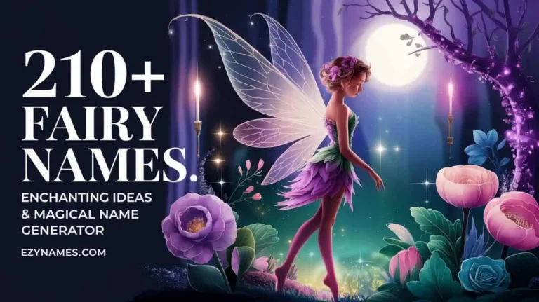 210+ Fairy Names: Enchanting Ideas & Magical Name Generator