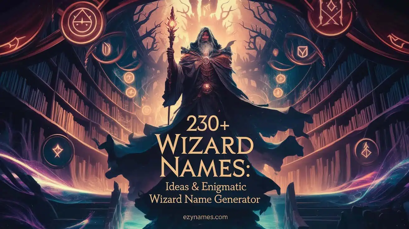 230+ Wizard Names: Ideas & Enigmatic Wizard Name Generator