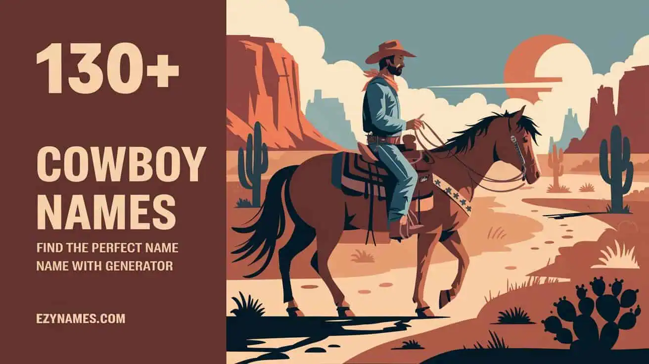 130+ Cowboy Names: Find the Perfect Name with Generator