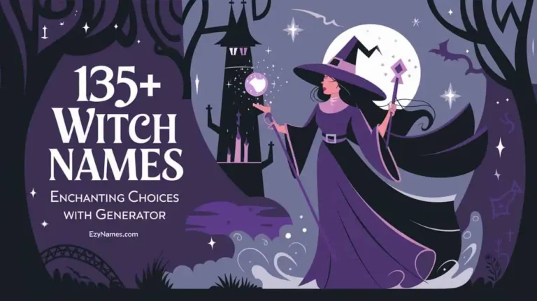 135+ Witch Names: Enchanting Choices with Generator