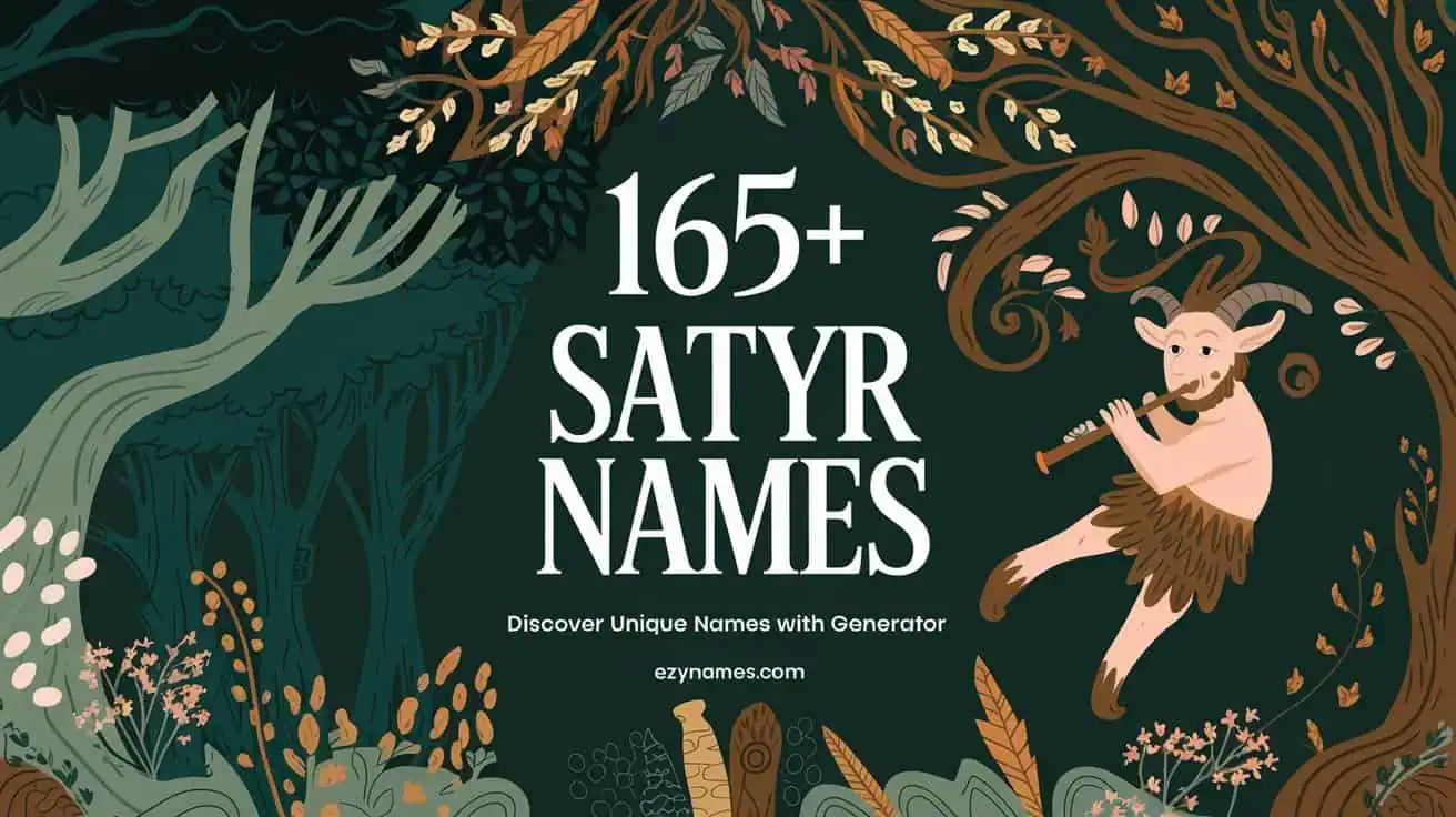 165+ Satyr Names: Discover Unique Names with Generator