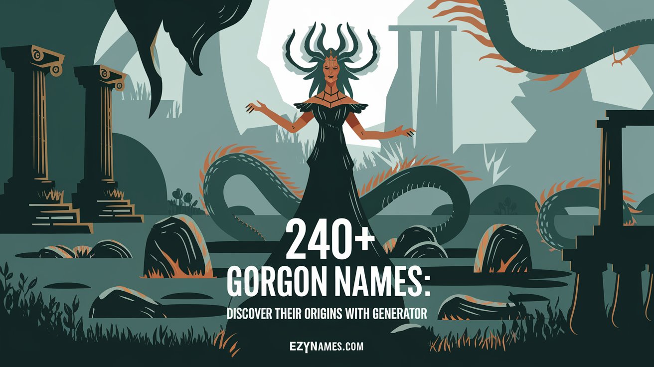 240+ Gorgon Names: Discover Their Origins with Generator