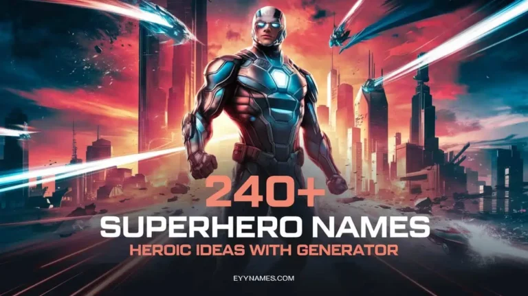 240+ Superhero Names: Heroic Ideas with Generator