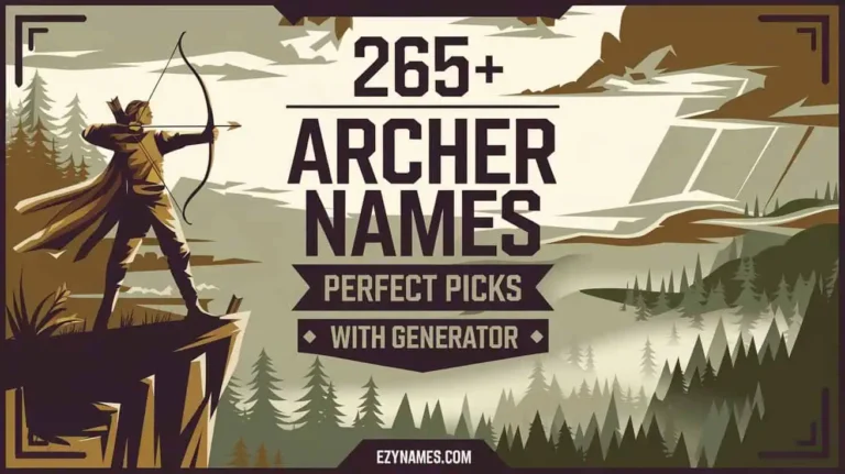 265+ Archer Names: Perfect Picks with Generator