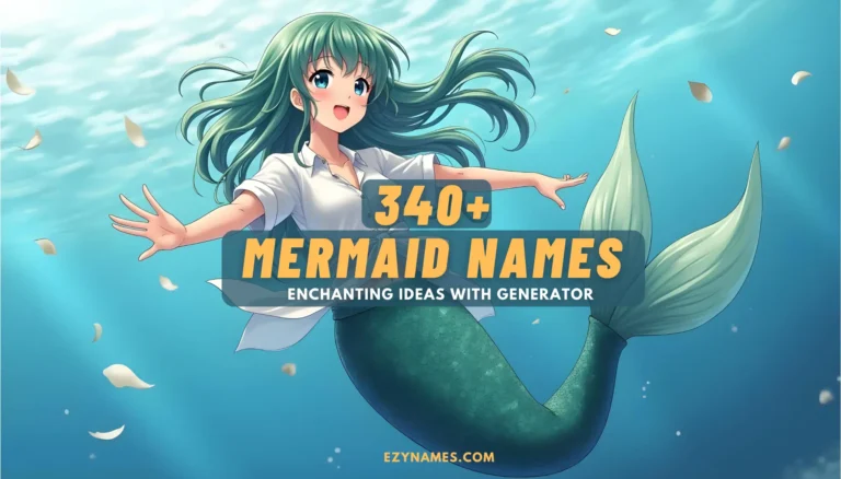 340+ Mermaid Names: Enchanting Ideas with Generator