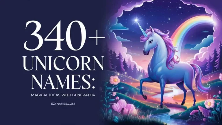 340+ Unicorn Names: Magical Ideas with Generator