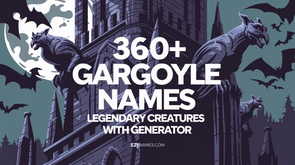 360+ Gargoyle Names: Legendary Creatures with Generator