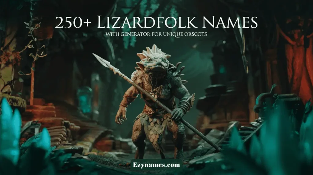 250+ Lizardfolk Names with Generator for Unique Options