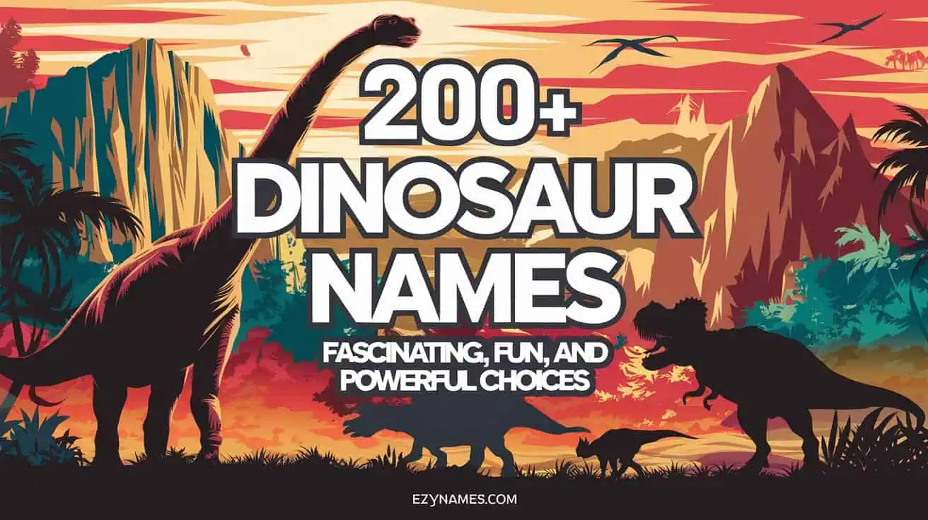 200+ Dinosaur Names Fascinating, Fun, and Powerful Choices