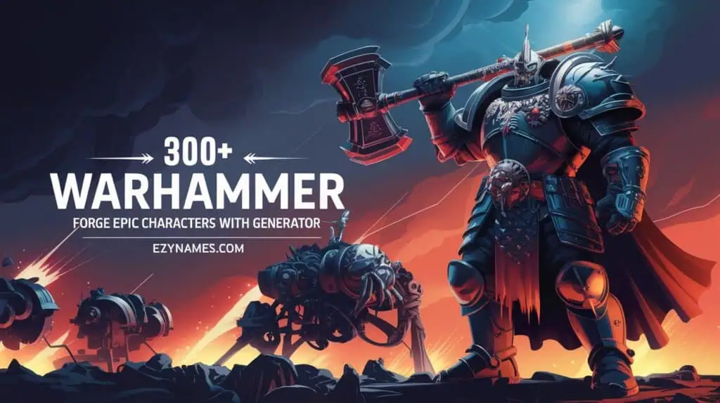 300+ Warhammer Names: Forge Epic Characters with Generator