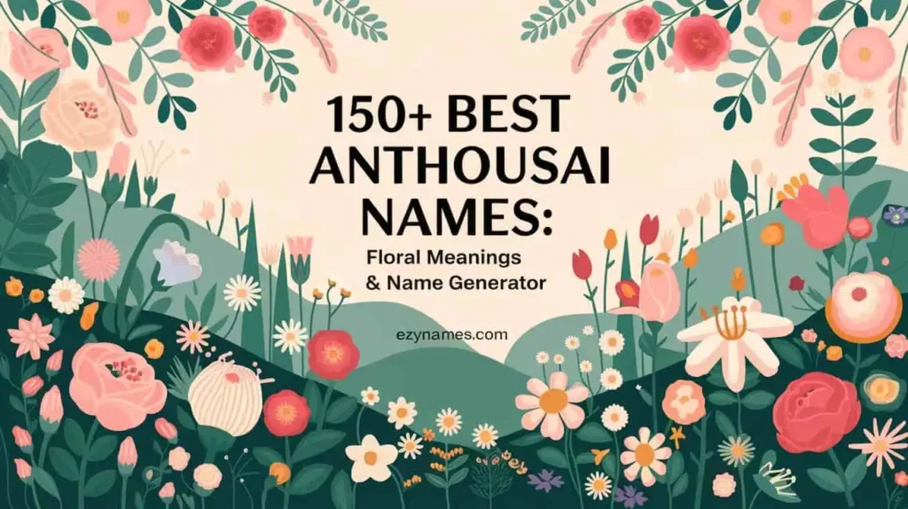 150+ Best Anthousai Names: Floral Meanings & Name Generator