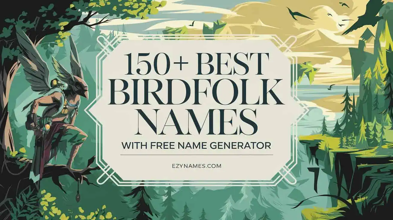 150+ Best Birdfolk Names with Free Name Generator