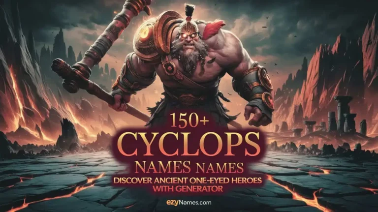 150+ Cyclops Names: Discover Ancient One-Eyed Heroes With Generator