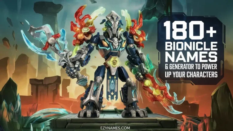 180+ BIONICLE Names & Generator to Power Up Your Characters