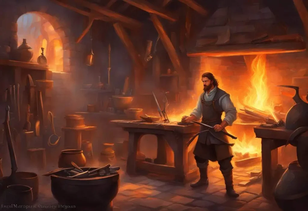 Explore the significance of blacksmith names, reflecting strength, craftsmanship, and legacy, much like mythical names that evoke power and artistry.

