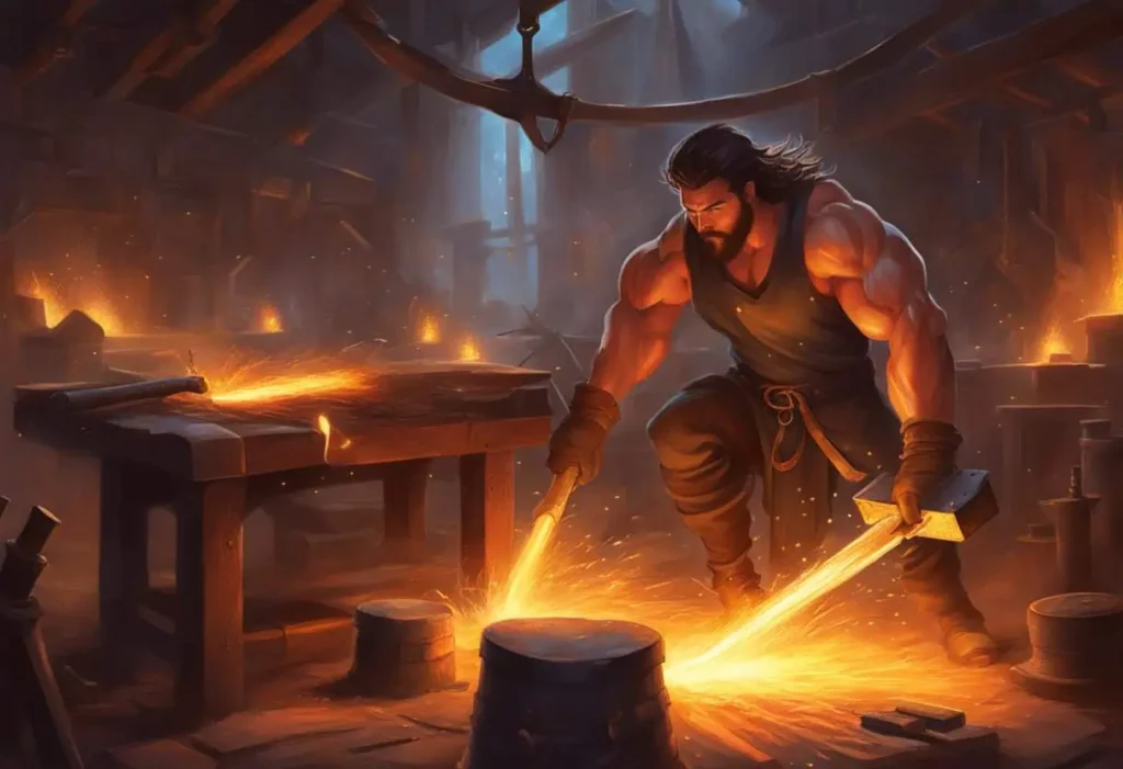 Strong blacksmith names for male characters, evoking strength, resilience, and history, much like bold orc names that symbolize power and skill.

