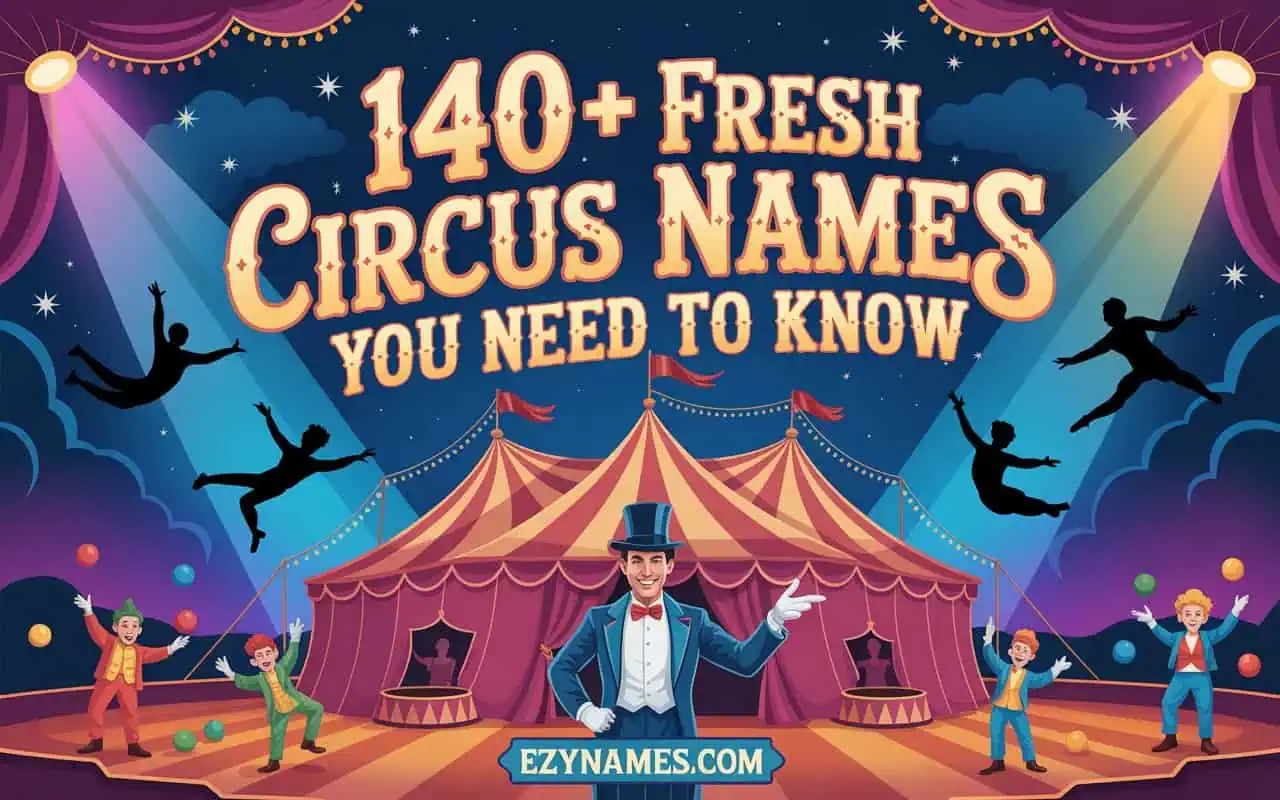 140+ Fresh Circus Names You Need To Know