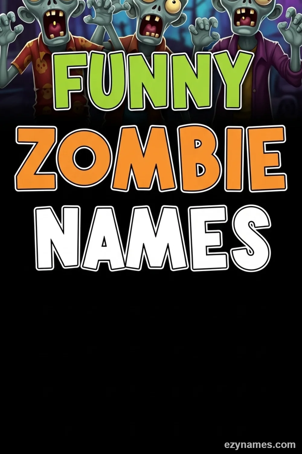 funny zombie names