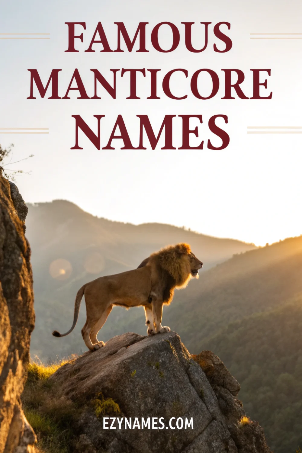 famous manticore names