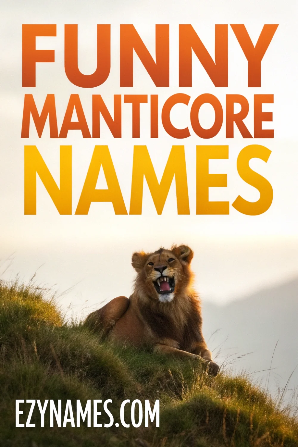 funny manticore names