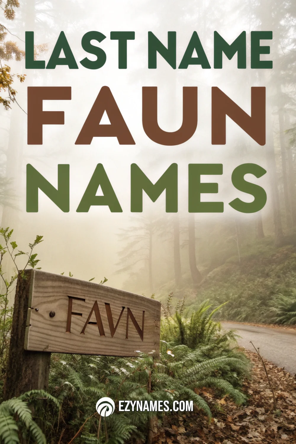 last name faun names
