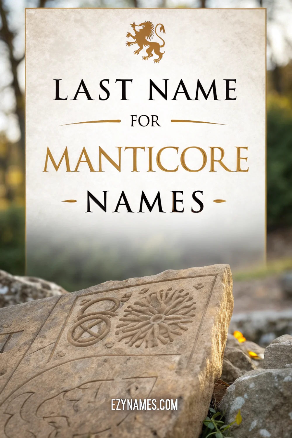 last name for manticore names