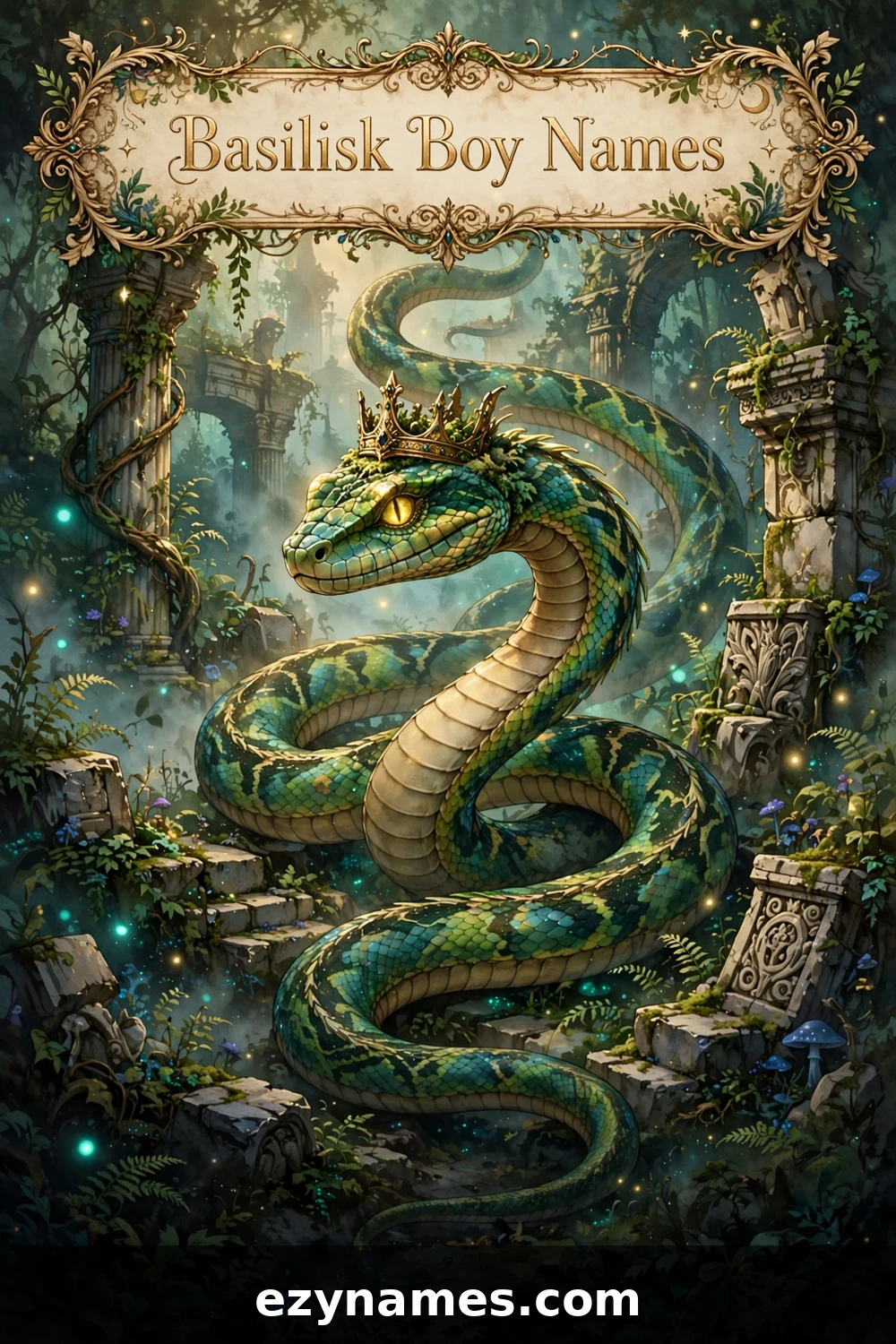 Basilisk Boy Names - name ideas with meanings | ezynames.com