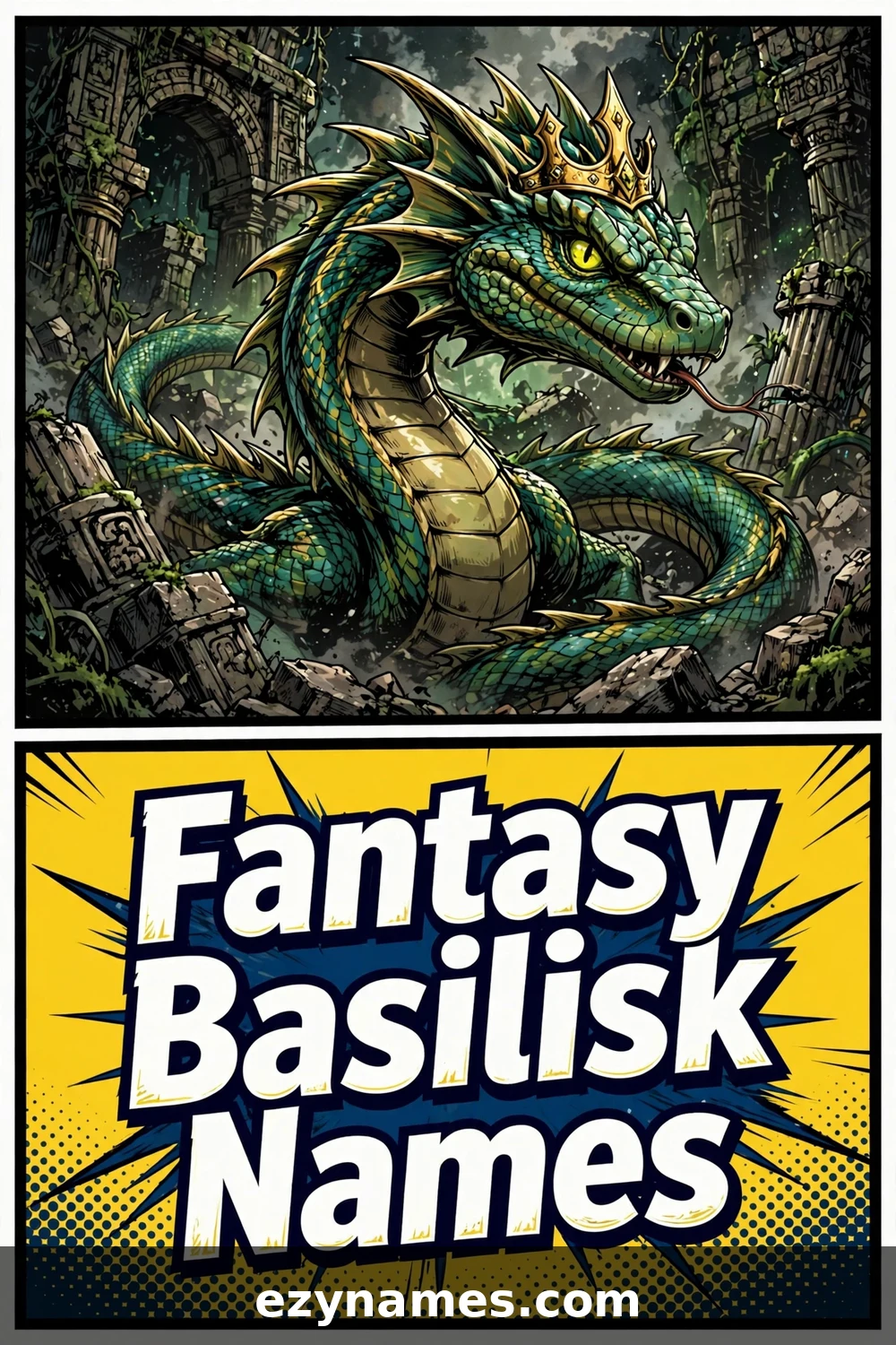 Fantasy Basilisk Names - name ideas with meanings | ezynames.com