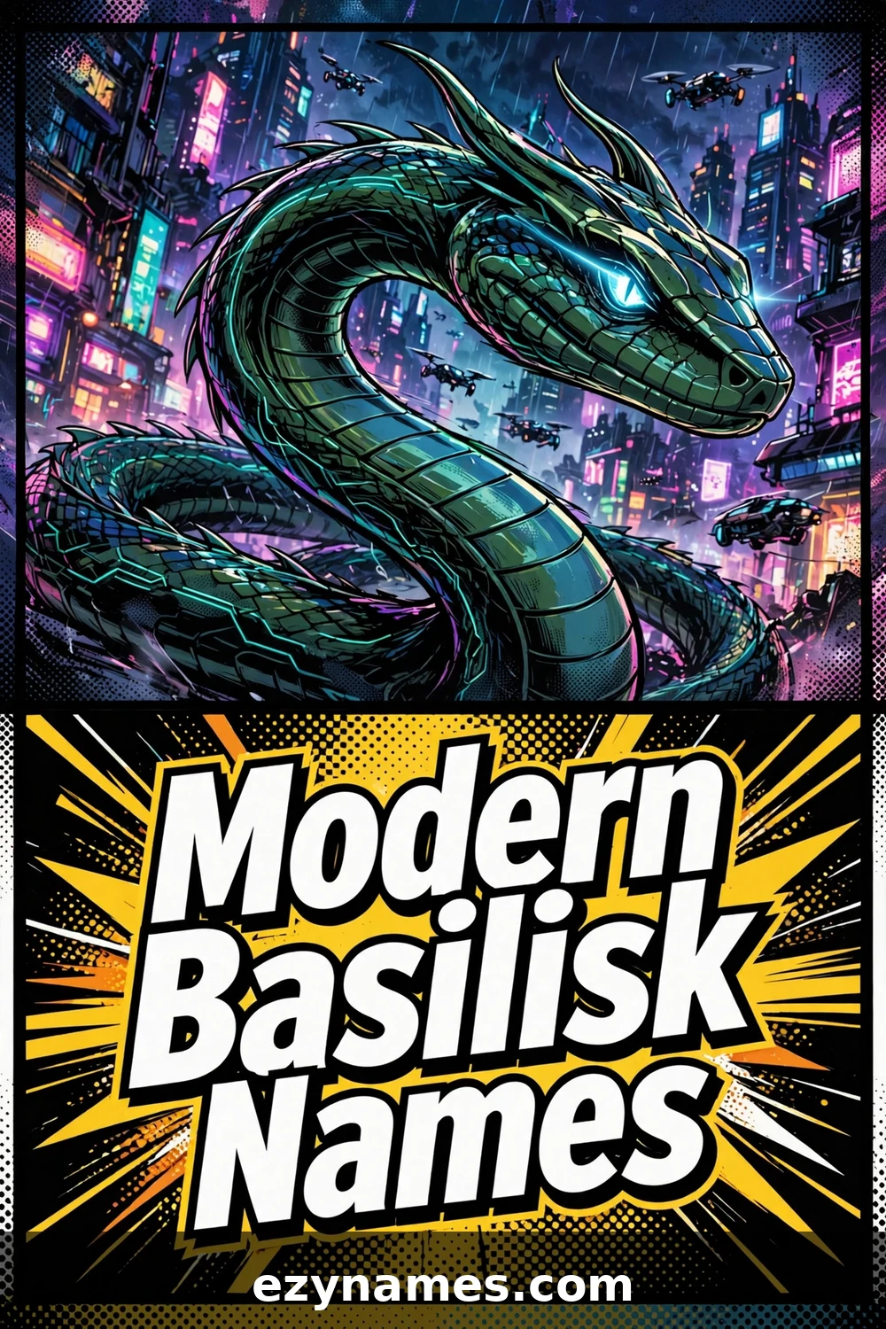 Modern Basilisk Names - name ideas with meanings | ezynames.com