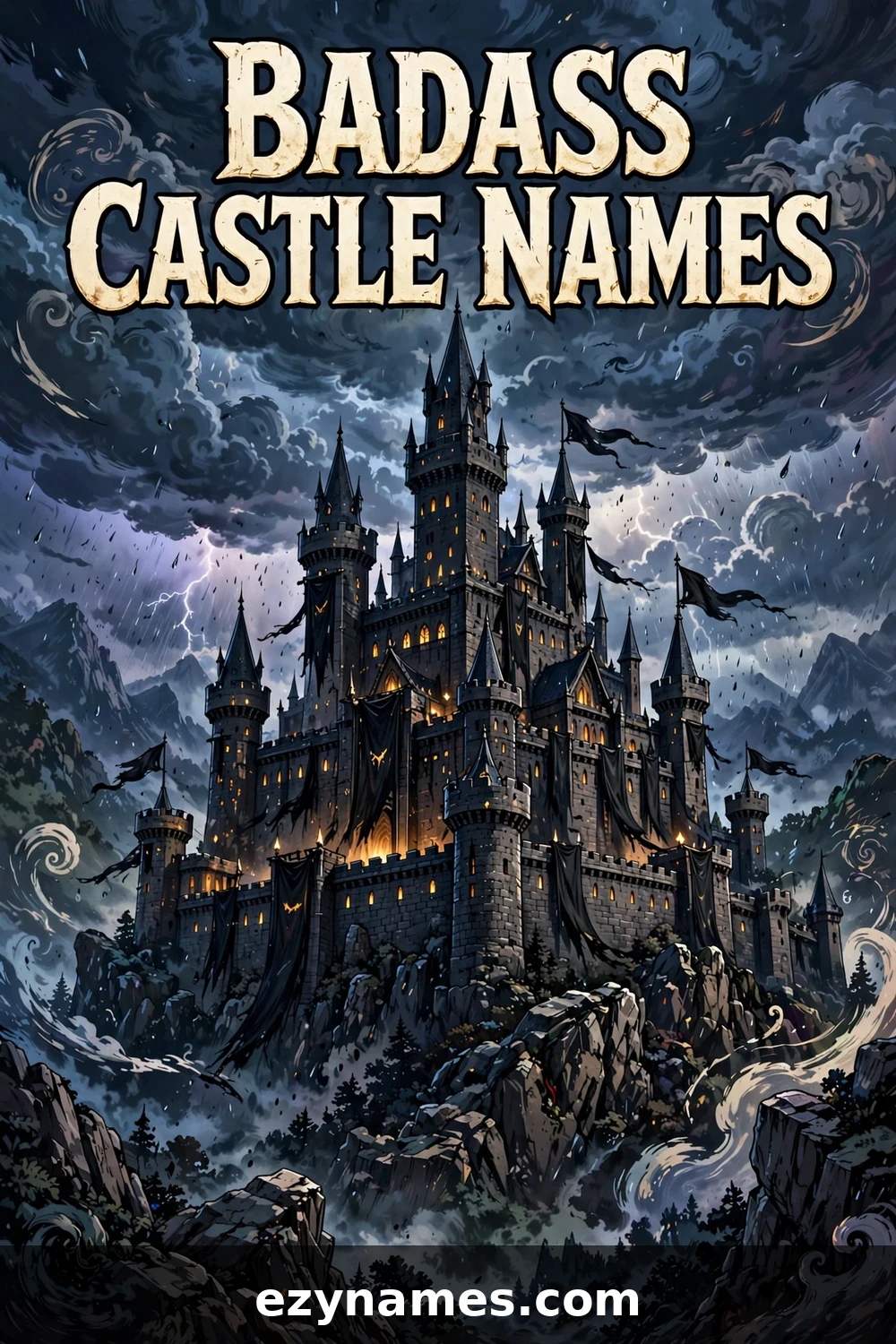 Illustration for Badass Castle Names - castle names inspiration