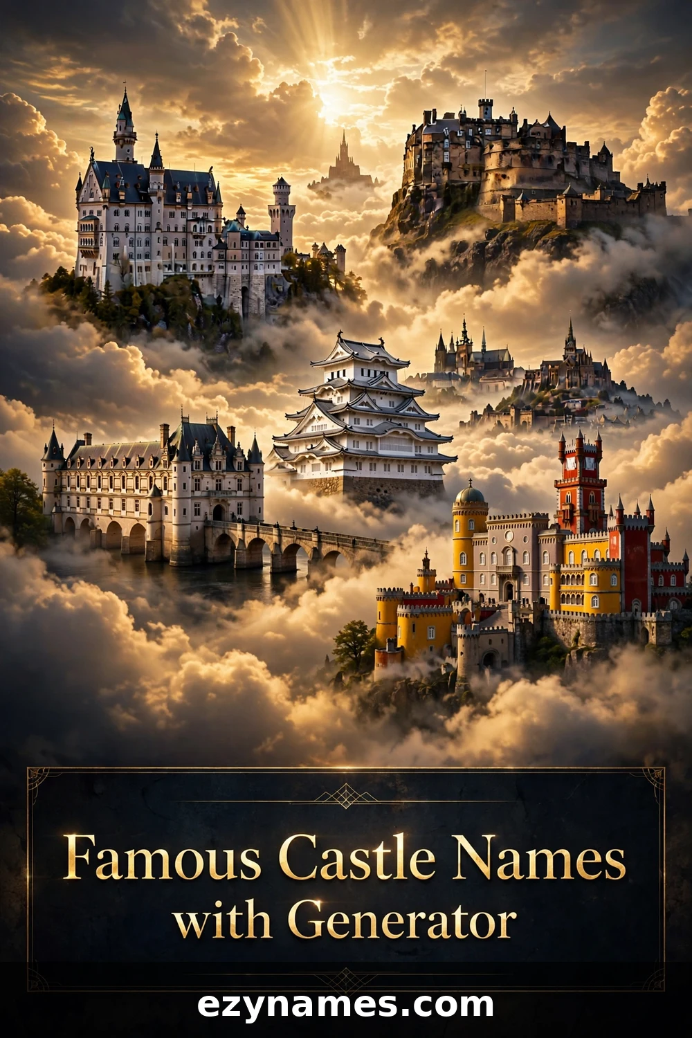 Illustration for Famous Castle Names with Generator - castle names inspiration