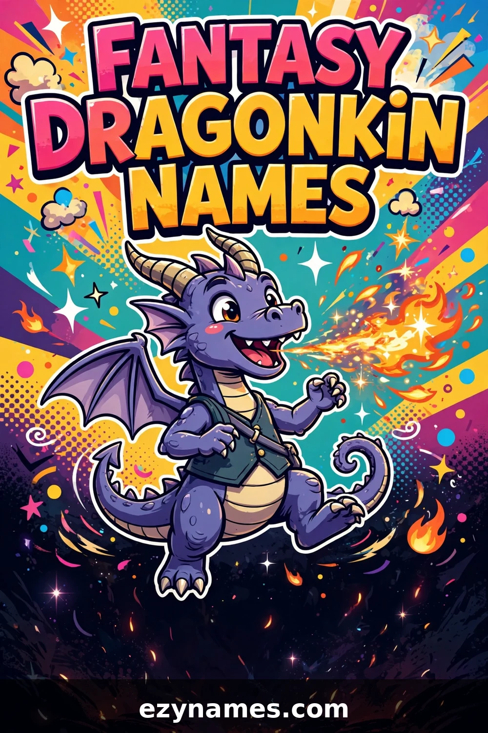 Fantasy Dragonkin Names - name ideas with meanings | ezynames.com