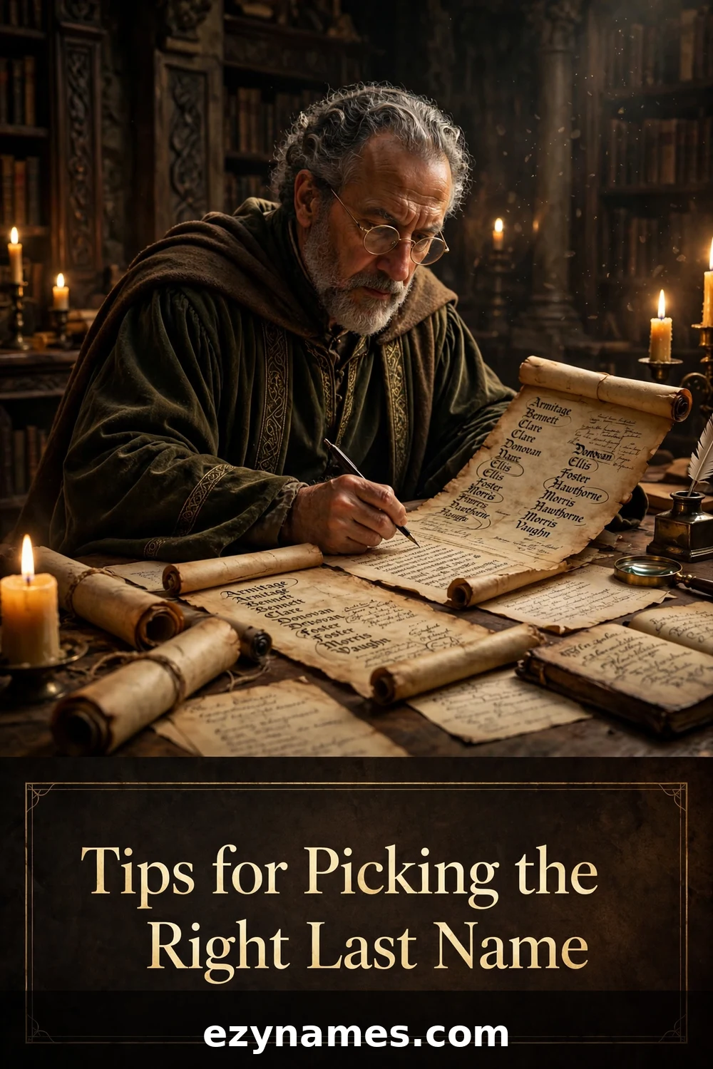 Illustration for Tips for Picking the Right Last Name