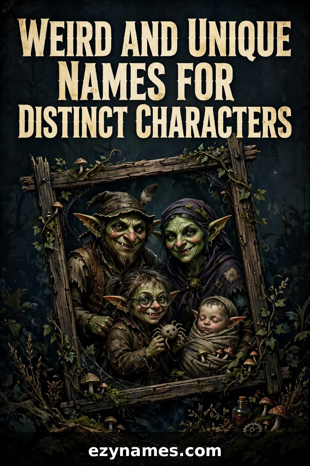 Illustration for Weird and Unique Names for Distinct Characters