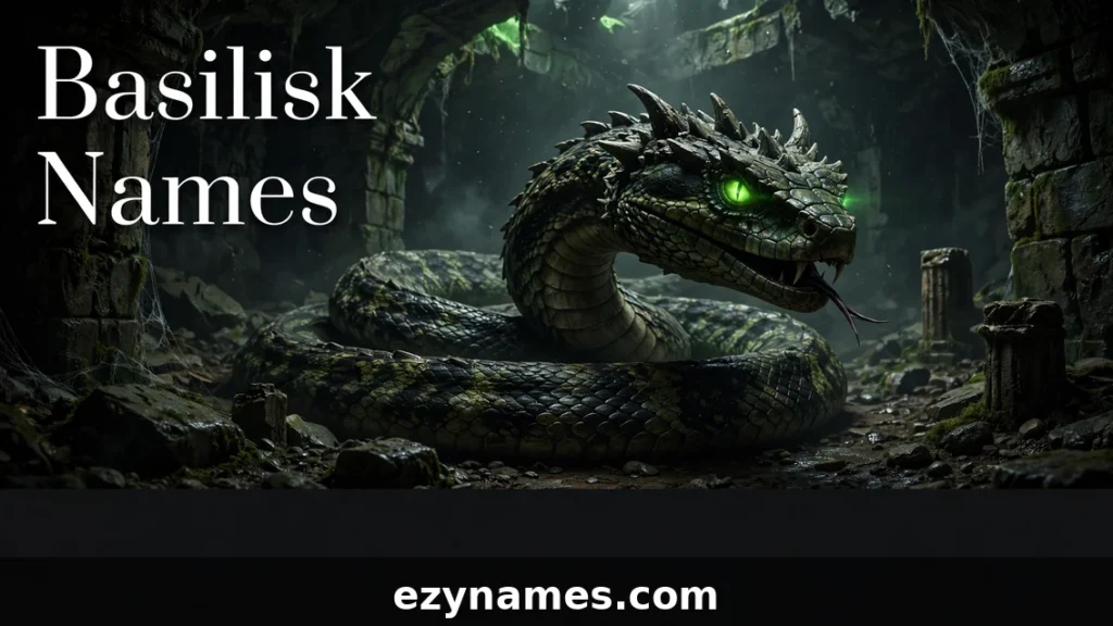 Basilisk Names - featured image | ezynames.com